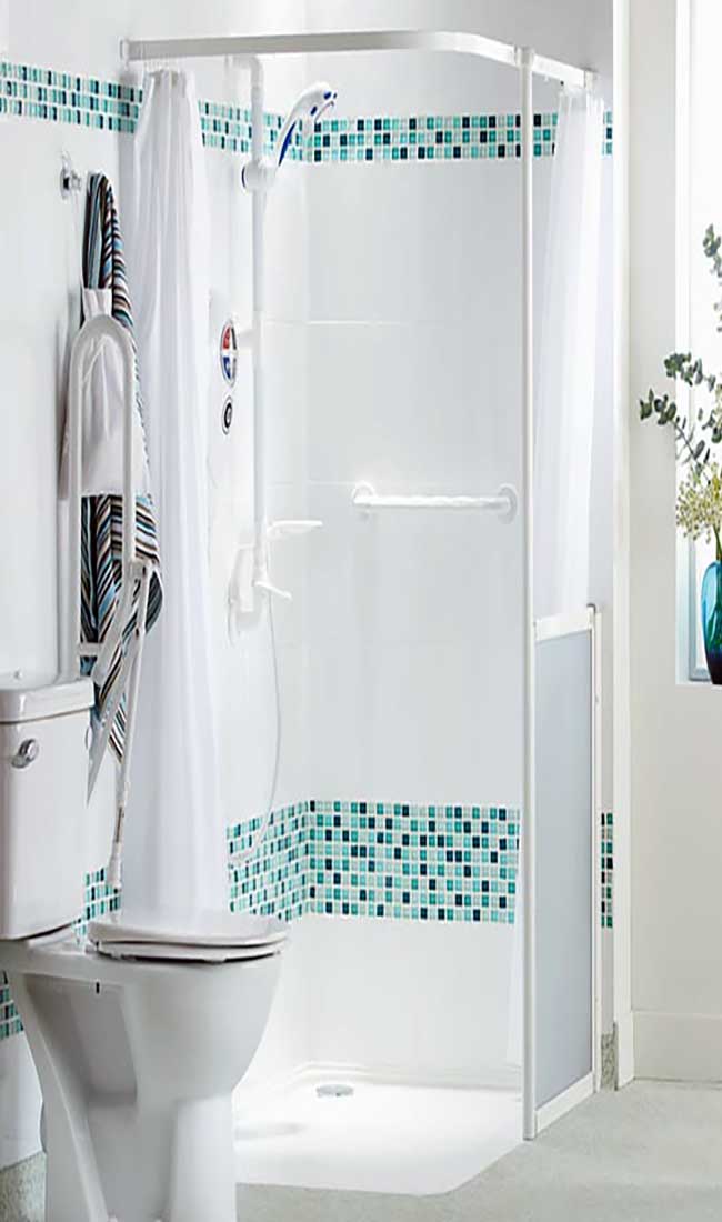 AKW Shower Curtains and Rails