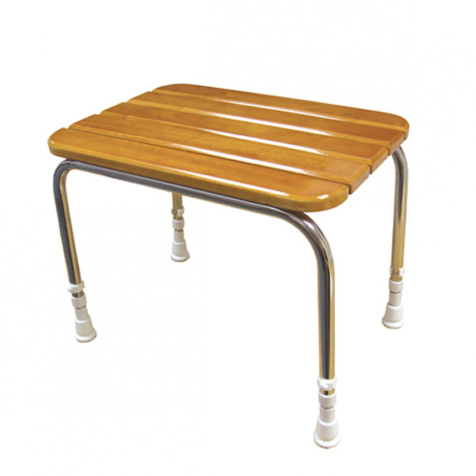 wooden shower stool 05080