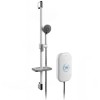 SmartCare Plus White Thermostatic Electric Shower with Kit