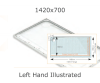 Shower Tray Size: 1420x700