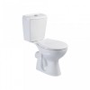 Close Coupled Toilet Pan Cistern and seat white