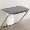 Impey Slimfold Shower Bench - Black Granite