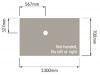Shower Tray Size: 1300x700
