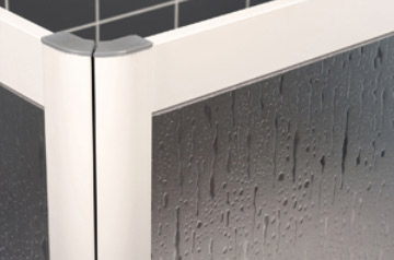 Contour showers half height door frame and glazing sample image
