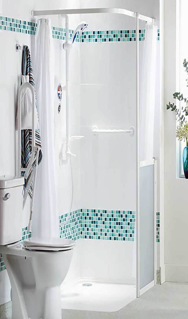 Curtain Rails and Weighted Shower Curtains