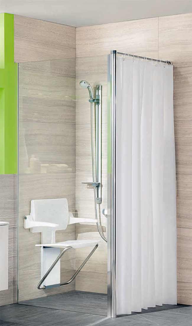 Curtain Rails and Weighted Shower Curtains