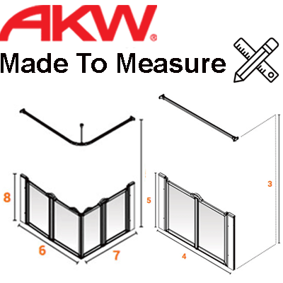AKW Made To Measure Half Height Doors