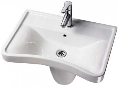 Concave Wash Basin Semi Ped