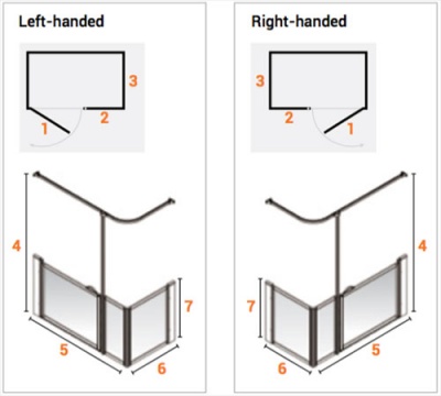 AKW Half Height Standard Screens -White - Option Q