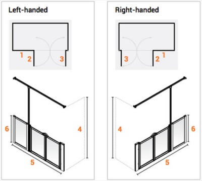 AKW Half Height Standard Screens -White - Option TT