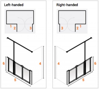 AKW Half Height Standard Screens -White - Option U