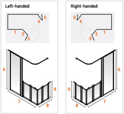 AKW Half Height Standard Screens -White - Option XF