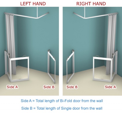 AKW WF1 | Made to Order | Half Height Shower Doors Screens