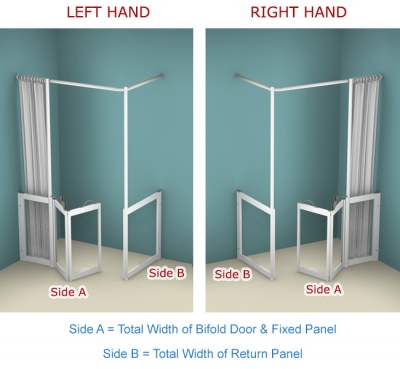 AKW WF33 | Made to Order | Half Height Shower Doors Screens