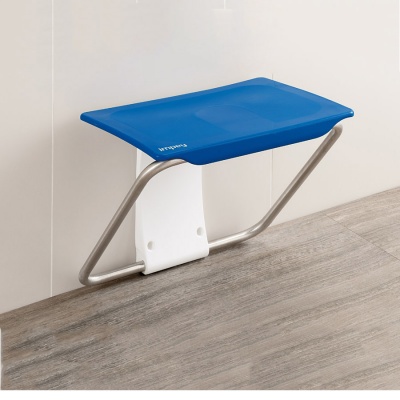 Impey Slimfold Shower Bench - Sky Blue