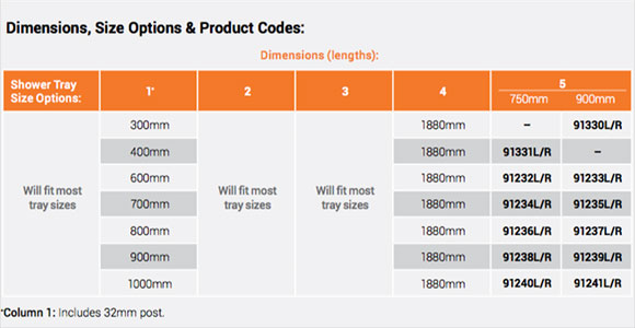 AKW-Option HW Dimensions