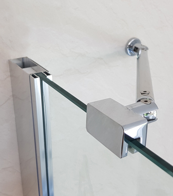 The Opulence Full Height doors wall bracket The beautiful Opulence range comes in a variety of options. The full height doors come with the illustrated wall bracket