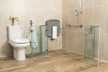 The Opulence GD3 Half Height Doors The beautiful Opulence range comes in a variety of options. The GD3 is illustrated with open doors.