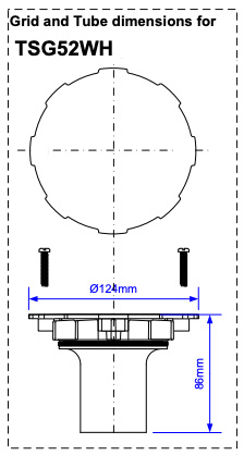 McAlpine TSG52 dimensions plan view
