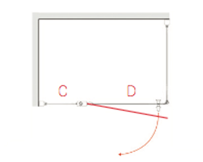 The Larenco Corner Full Height Shower Enclosure Duo Door, Inline Panel & Single Panel are 1900mm high and have 6mm of clear toughened glass for added safety