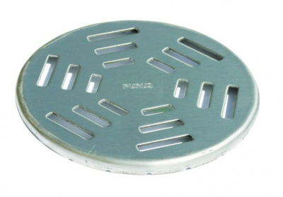 Purus Round Stainless Steel Grates for Vinyl Floors