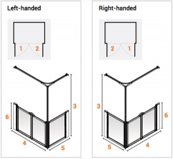 AKW Made to Measure - Half Height Screens - Option C