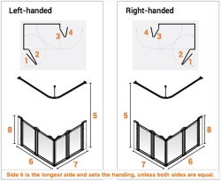 AKW Half Height Standard Screens -White - Option E