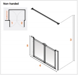 AKW Made to Measure - Half Height Screens - Option M