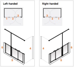 AKW Half Height Standard Screens -White - Option P