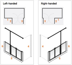 AKW Half Height Standard Screens -White - Option TT