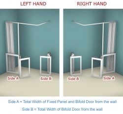 AKW WF12 | Made to Order | Half Height Shower Doors Screens