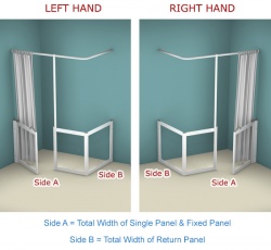 AKW WF28 | Made to Order | Half Height Shower Doors Screens