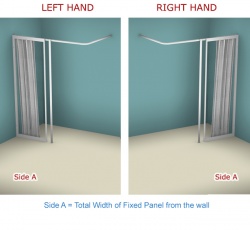 AKW WFX | Made to Order | Half Height Shower Doors Screens