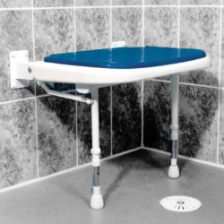 AKW Bariatric Extra Wide Shower Seat - Blue