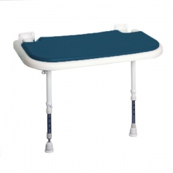 AKW Bariatric Larger Extra Wide Shower Seat - Blue